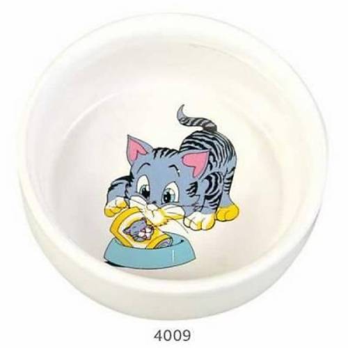 Kitten Kedi Seramik Mama Su Kab� 0,3 Lt 11 Cm