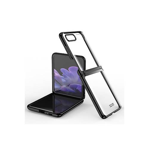 Galaxy Z Flip 4 K�l�f Fold Element Kapak - Siyah