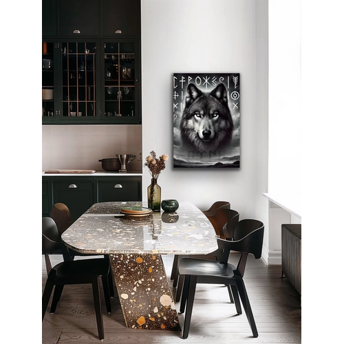 Asil Kurt Kanvas Tablo 70x100cm