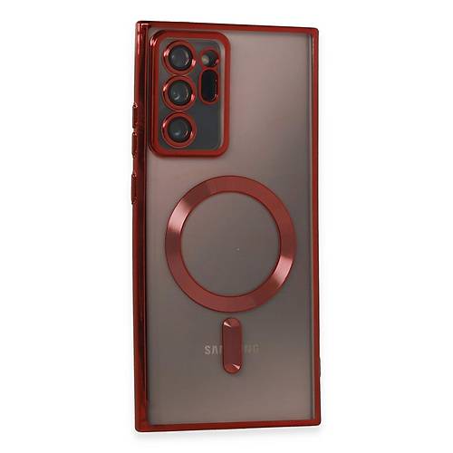 Galaxy Note 20 Ultra K�l�f Kross Magneticsafe Kapak - K�rm�z�