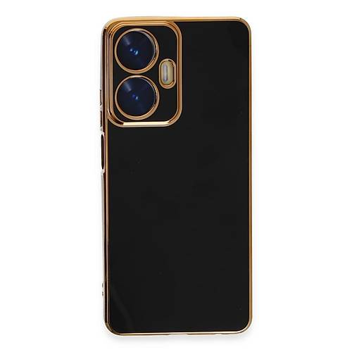 Realme C55 K�l�f Volet Silikon - Siyah