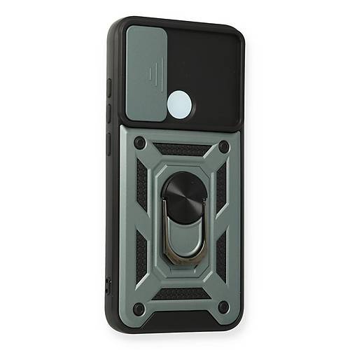 Redmi Note 8 K�l�f Pars Lens Y�z�kl� Silikon - Ye�il