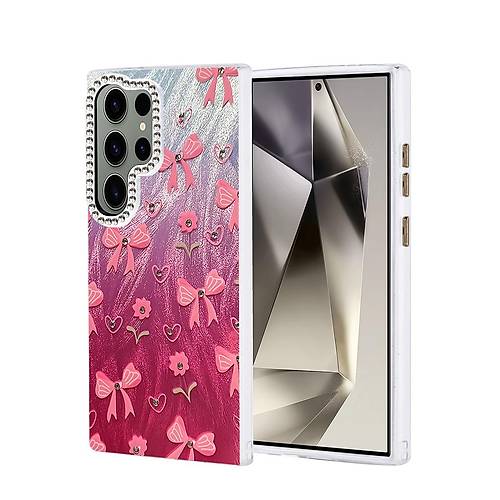 Galaxy S24 Ultra K�l�f Blade Aynal� Desenli Kapak - Desen 3