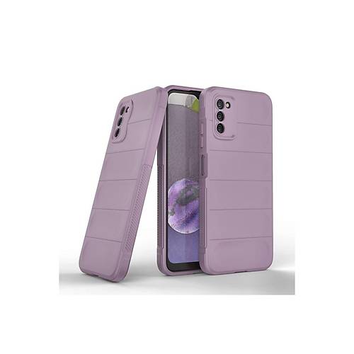Galaxy A03S K�l�f Optimum Silikon - Mor