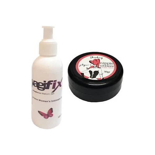 Mucizevi Nipple Nibblers Tingle Balm 50ML �ilekli G���s Bak�m Kremi + Genital Bak�m Kremi 120 ml