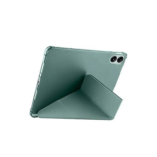 Redmi Pad SE 4G K�l�f Kalemlikli Mars Tablet K�l�f� - Koyu Ye�il