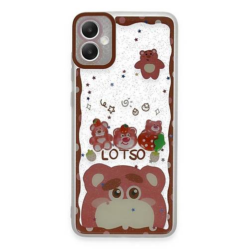 Galaxy A05 K�l�f Sweet Desenli Silikon Kapak - Pembe