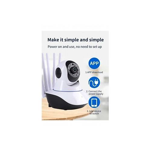Int-Cmr11 5 Antenli WiFi G�venlik Kameras� 360