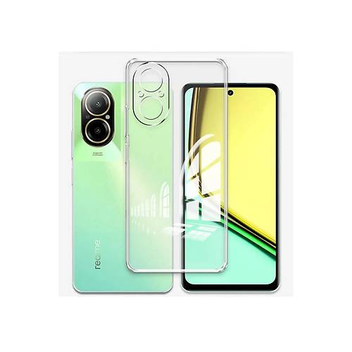 Realme 12 Lite K�l�f L�x �effaf Silikon
