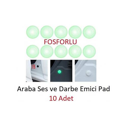 Araba Kap� Darbe Emici Stoper Ses G�r�lt� �nleyici 10'lu Fosforlu