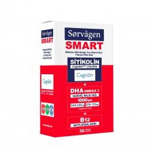 Smart Sitikolin DHA Omega 3 ve B12 30 Kaps�l