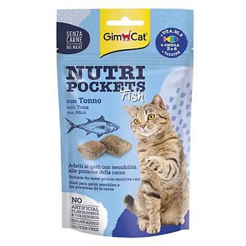 Nutripockets Ton Bal�kl� Kedi �d�l� 60 Gr