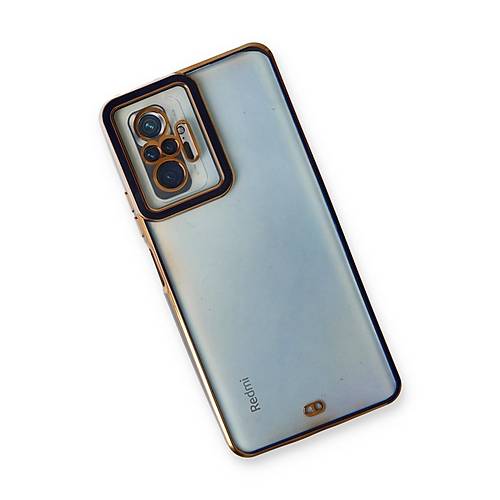 Redmi Note 10 Pro K�l�f Liva Lens Silikon - Mavi