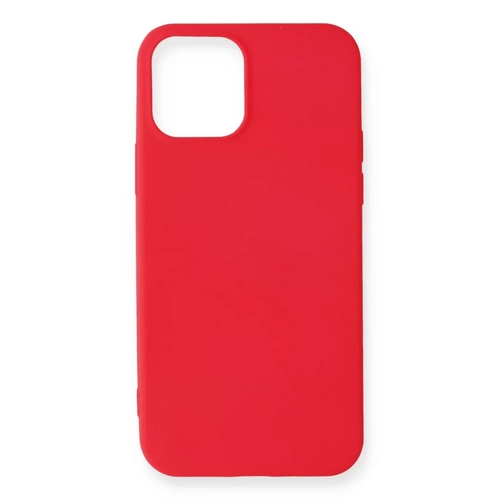 iPhone 12 Mini K�l�f First Silikon - K�rm�z�