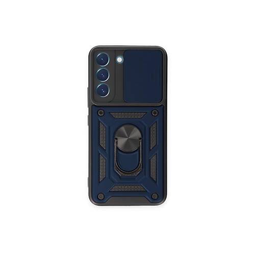 Galaxy S23 K�l�f Pars Lens Y�z�kl� Silikon - Lacivert