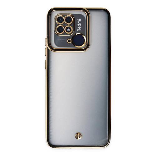 Redmi 10C K�l�f Liva Lens Silikon - Siyah