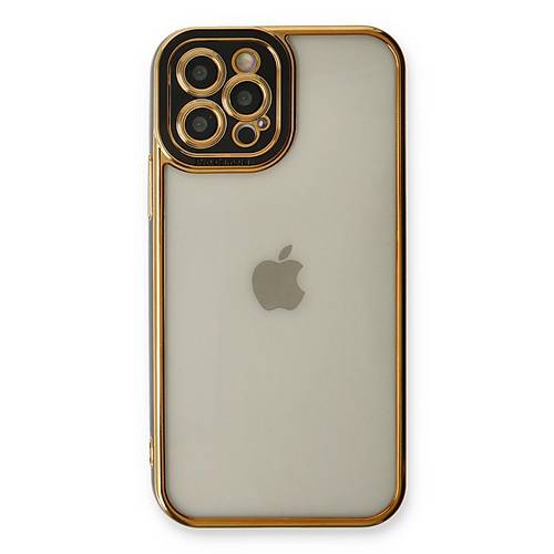 iPhone 12 Pro K�l�f Liva Lens Silikon - Siyah