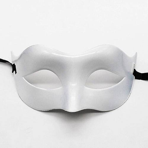 Beyaz Renk Masquerade Kost�m Partisi Venedik Balo Maskesi
