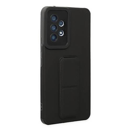 Galaxy A53 5G K�l�f Mega Standl� Silikon - Siyah