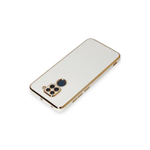 Redmi Note 9 K�l�f Volet Silikon - Beyaz