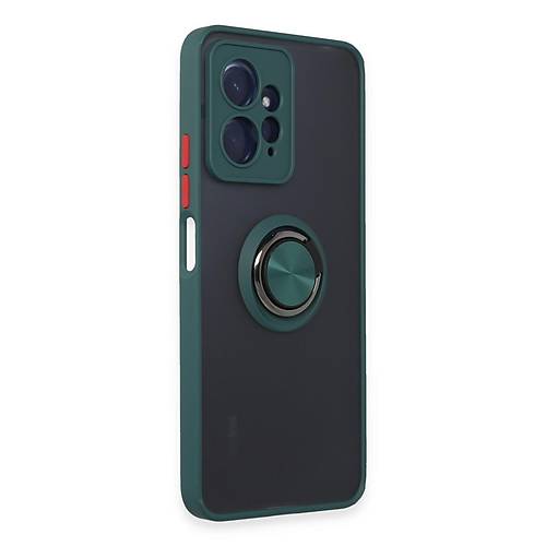 Redmi Note 12 4G K�l�f Montreal Y�z�kl� Silikon Kapak - Ye�il