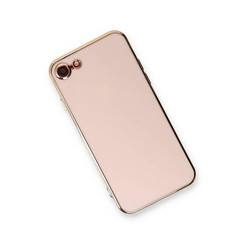 iPhone 7 K�l�f Volet Silikon - Pembe