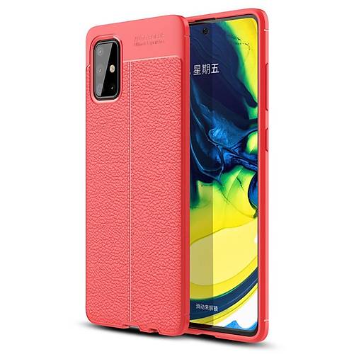 Galaxy A71 K�l�f Auto Focus Kapak - K�rm�z�