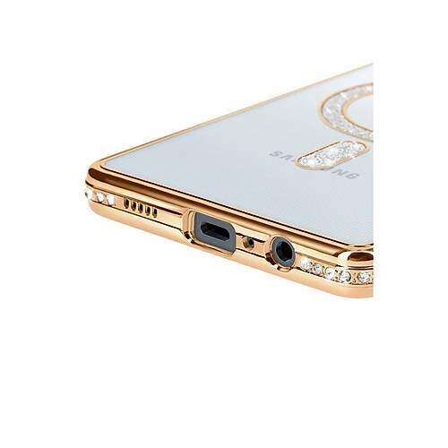 Galaxy A06 Joke Simli Magneticsafe K�l�f - Gold