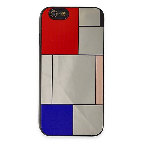 iPhone 6 K�l�f Mirror Desenli Kapak - Mirror - 9
