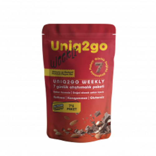 Weekly Kakaolu & Bademli Proteinli Meyve Bar 50 gr 7 Adet