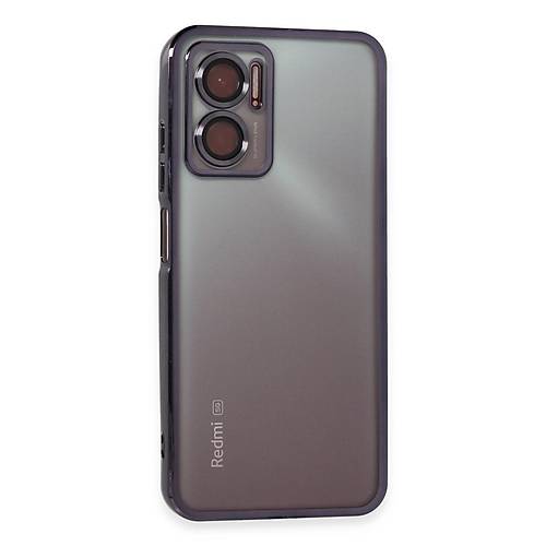 Redmi 10 5G K�l�f Razer Lensli Silikon - Mor