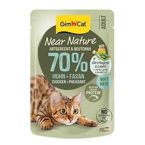 Near Nature Ezme Tavuklu ve S�l�n Etli Pouch Yeti�kin Kedi Konservesi 85 Gr