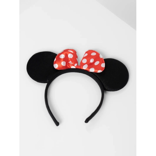 K�rm�z� Fiyonklu Minnie Mouse Ta� Fare Tac� Kafa Band�