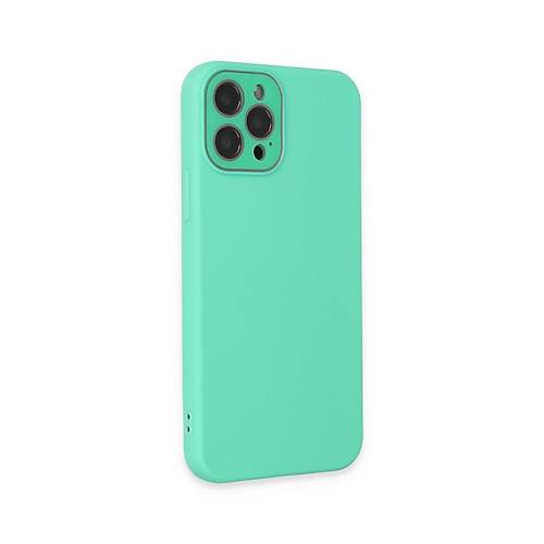 iPhone 12 Pro K�l�f Lansman Glass Kapak - Turkuaz