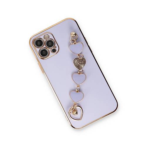 iPhone 12 Pro K�l�f Esila Silikon - Lila