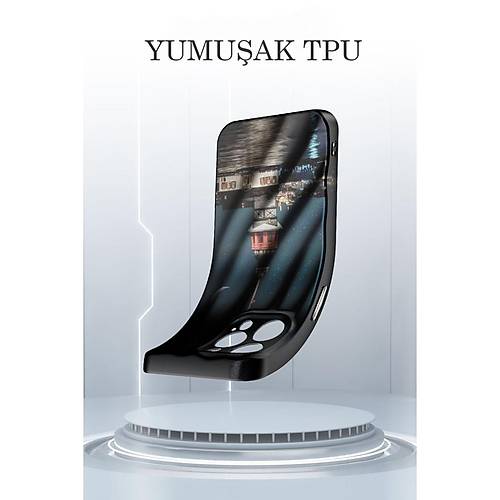 iPhone 13 Pro K�l�f Crew Desenli Kapak - �i�ek