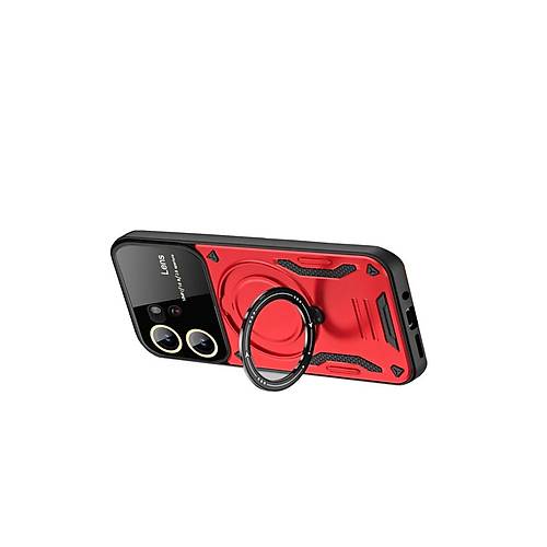 Y16 K�l�f Joy Lens Standl� Kapak - K�rm�z�
