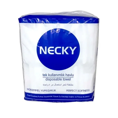 Necky Tek Kullan�ml�k Havlu (Tekli Paket) 100'l�