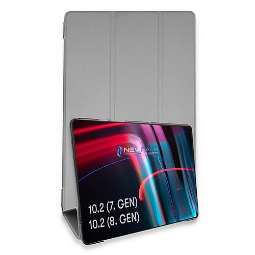 iPad 10.2 (7.nesil) K�l�f Tablet Smart K�l�f - Gri