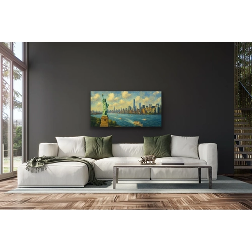 �zg�rl�k Heykeli Kanvas Tablo 60x120cm