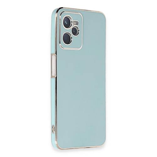 Realme C35 K�l�f Volet Silikon - A��k Ye�il