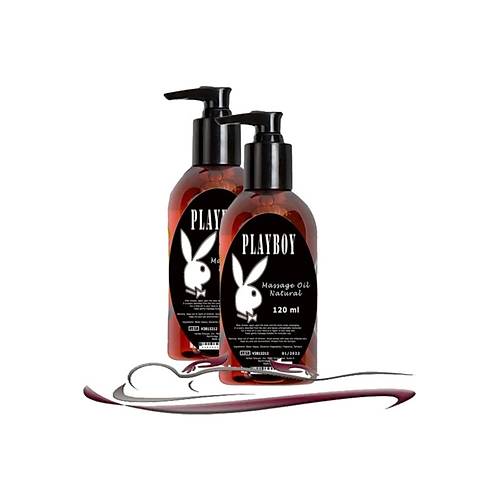 Playboy Natural Massage Oil Kokusuz V�cut Masaj Ya�� 2 Adet 120 ml