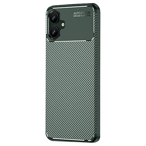 Galaxy A06 K�l�f Auto Focus Karbon Kapak - Koyu Ye�il