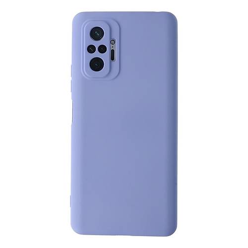 Redmi Note 10 Pro K�l�f Nano i�i Kadife Silikon - Lila