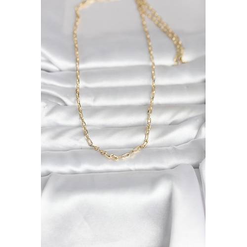 CM 14K Gold Renk Ata� Zincir Model 60 cm Kad�n Kolye