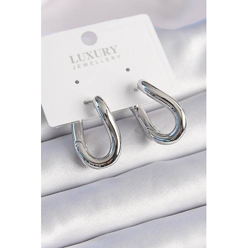 Pirin� G�m�� Renk Halka Model Kad�n K�pe