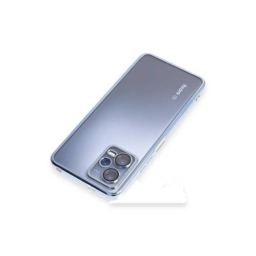 Redmi Note 12 5G K�l�f Razer Lensli Silikon - A��k Mavi