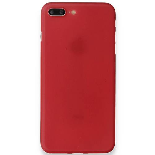 iPhone 8 Plus K�l�f PP Ultra �nce Kapak - K�rm�z�