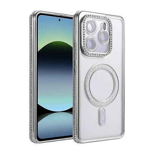 Redmi Note 14 4G Joke Simli Magneticsafe K�l�f - G�m��