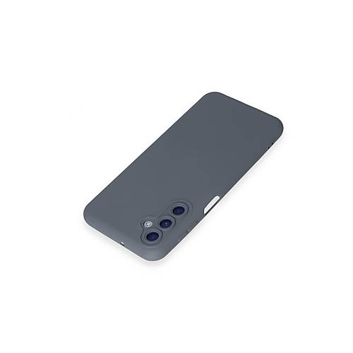 Galaxy M34 5G K�l�f Nano i�i Kadife Silikon - Gri